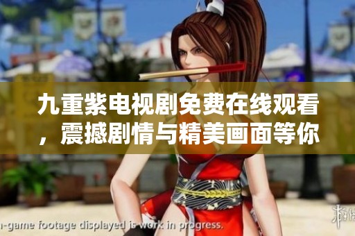 九重紫电视剧免费在线观看，震撼剧情与精美画面等你来欣赏
