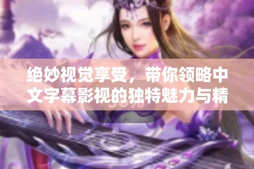 绝妙视觉享受，带你领略中文字幕影视的独特魅力与精彩故事
