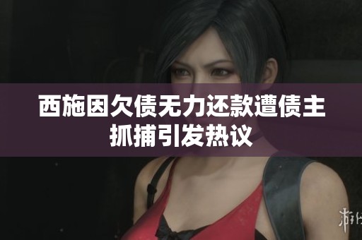 西施因欠债无力还款遭债主抓捕引发热议