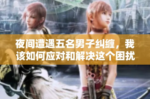 夜间遭遇五名男子纠缠，我该如何应对和解决这个困扰的问题
