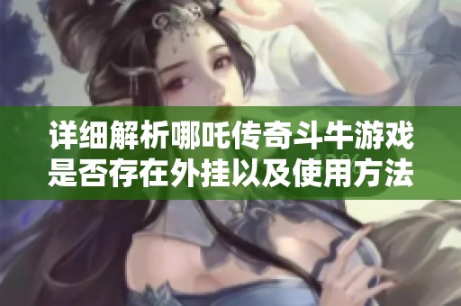 详细解析哪吒传奇斗牛游戏是否存在外挂以及使用方法