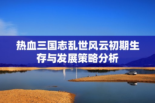 热血三国志乱世风云初期生存与发展策略分析