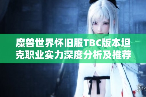 魔兽世界怀旧服TBC版本坦克职业实力深度分析及推荐指南