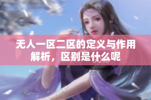 无人一区二区的定义与作用解析，区别是什么呢