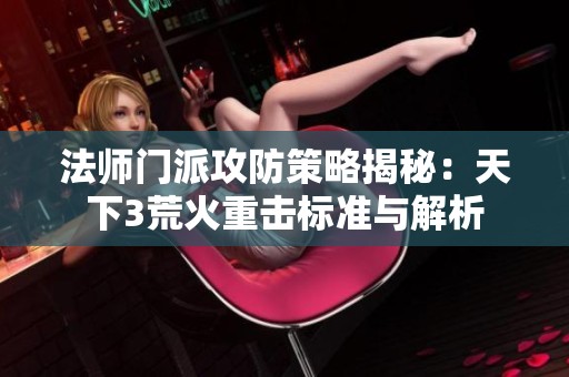 法师门派攻防策略揭秘：天下3荒火重击标准与解析