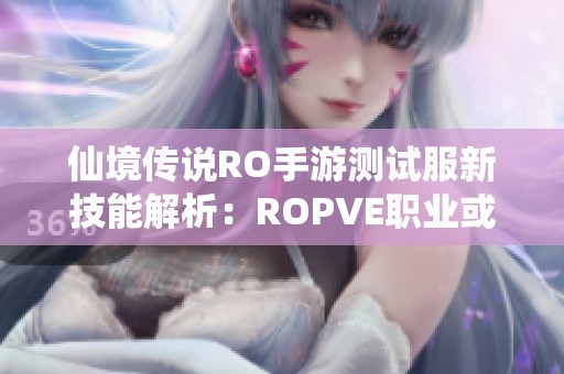 仙境传说RO手游测试服新技能解析：ROPVE职业或将迎来新机遇