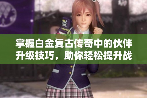 掌握白金复古传奇中的伙伴升级技巧，助你轻松提升战力