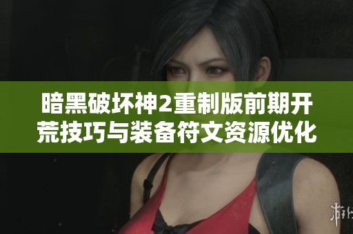 暗黑破坏神2重制版前期开荒技巧与装备符文资源优化指南