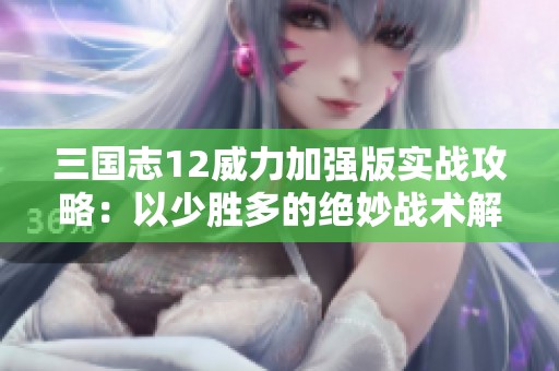 三国志12威力加强版实战攻略：以少胜多的绝妙战术解析