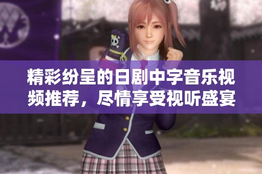 精彩纷呈的日剧中字音乐视频推荐，尽情享受视听盛宴