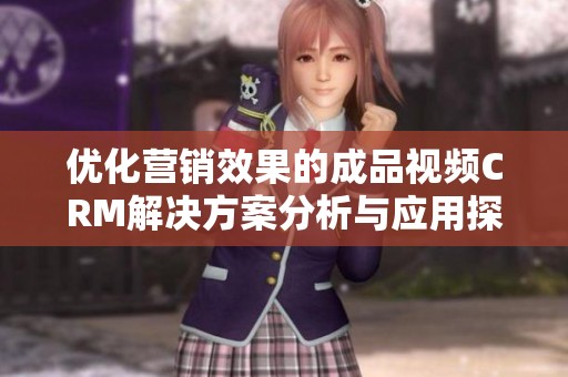 优化营销效果的成品视频CRM解决方案分析与应用探讨