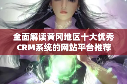 全面解读黄冈地区十大优秀CRM系统的网站平台推荐