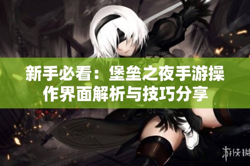 新手必看：堡垒之夜手游操作界面解析与技巧分享