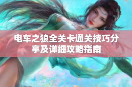 电车之狼全关卡通关技巧分享及详细攻略指南