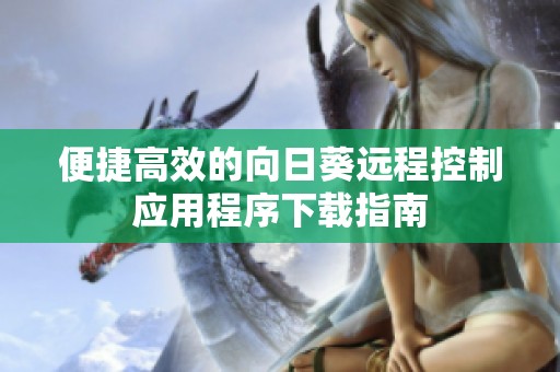 便捷高效的向日葵远程控制应用程序下载指南
