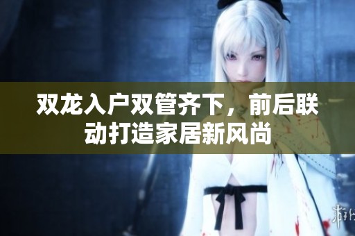 双龙入户双管齐下，前后联动打造家居新风尚