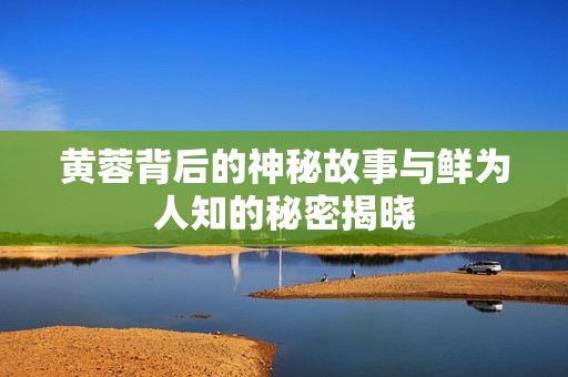 黄蓉背后的神秘故事与鲜为人知的秘密揭晓