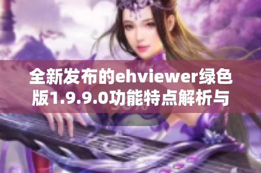 全新发布的ehviewer绿色版1.9.9.0功能特点解析与使用指南